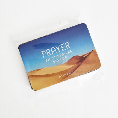 christian prayer cards set in opp plastic
