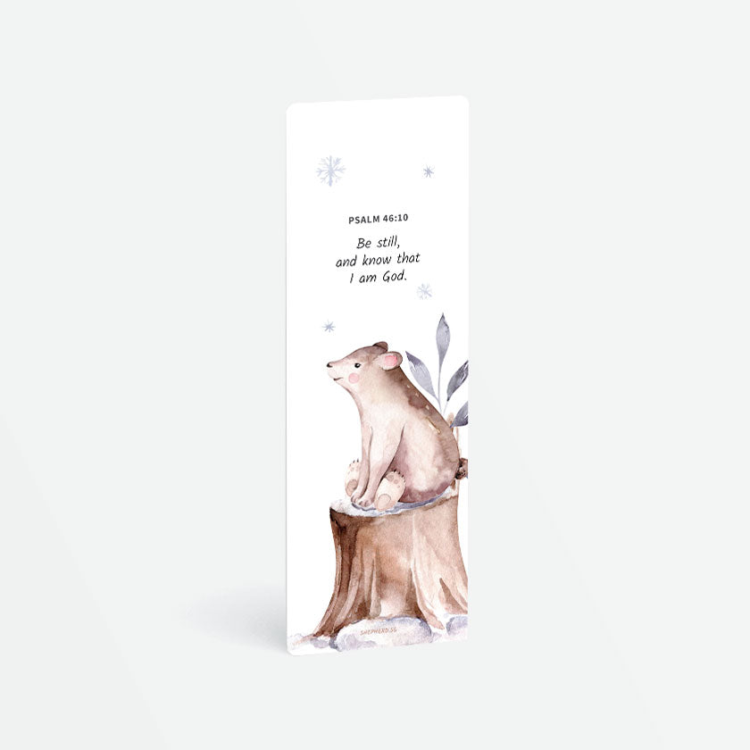 christian bookmark be still and know