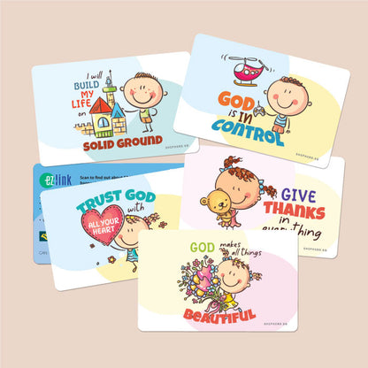 christian wallet card children sticker cover image
