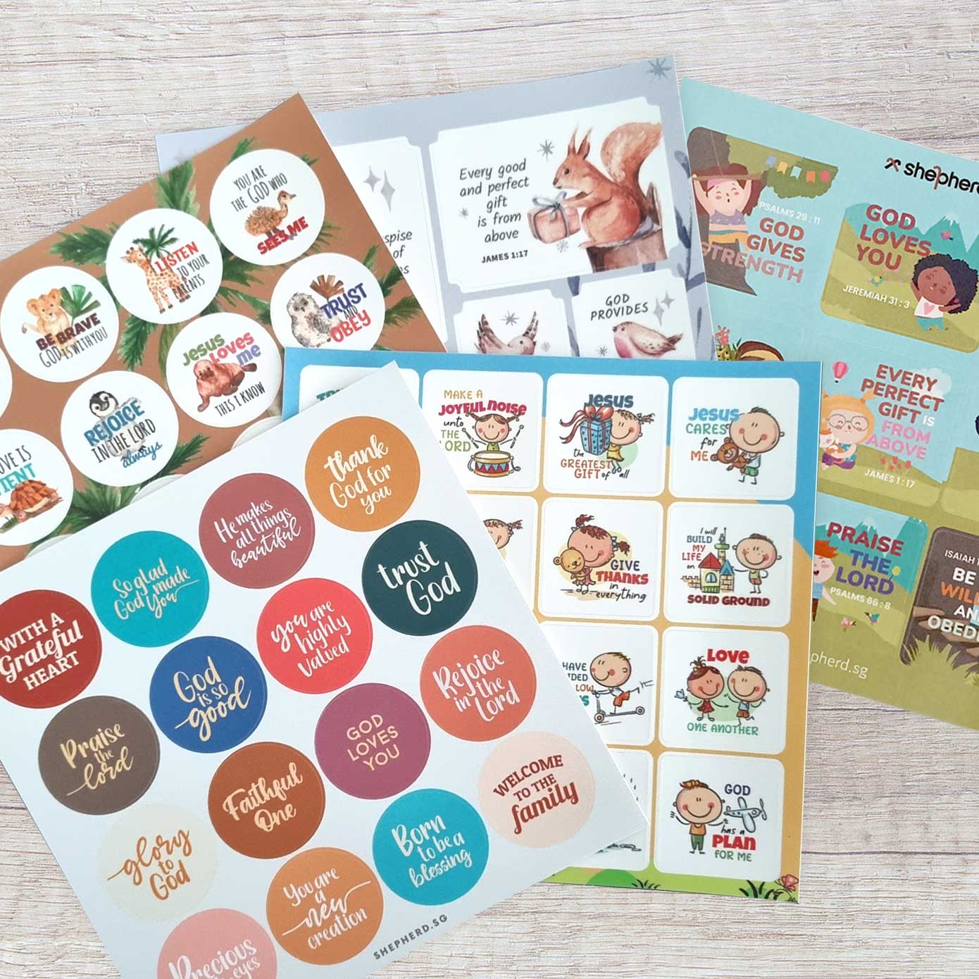 cover image for christian sticker sets