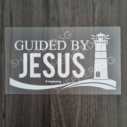 christian decal guided by jesus